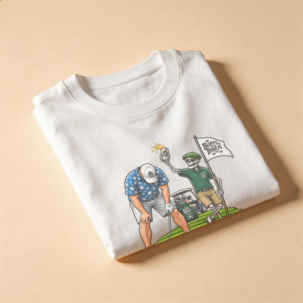Bluffs & Bogeys “Bogey, The New Birdie!” Tee Front Print