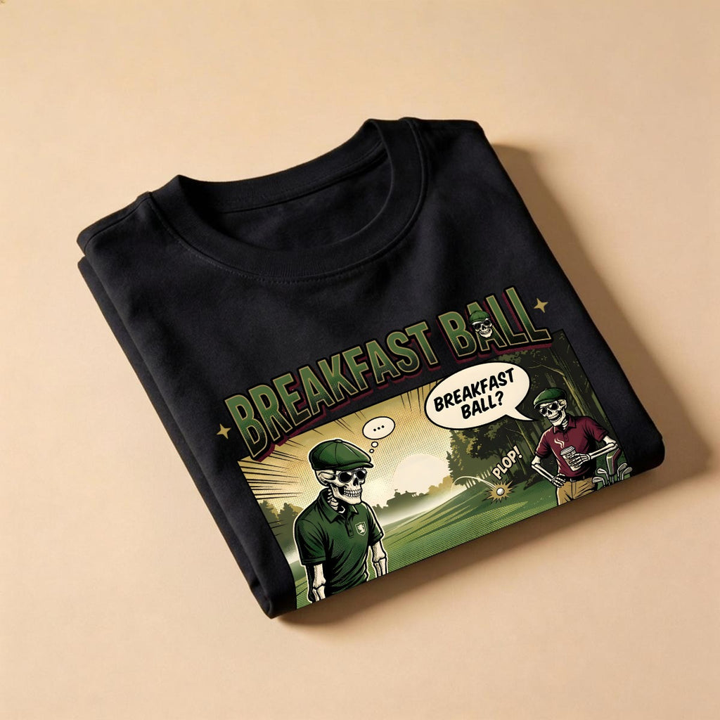 Breakfast Ball™ Tee Front – Bluffs & Bogeys