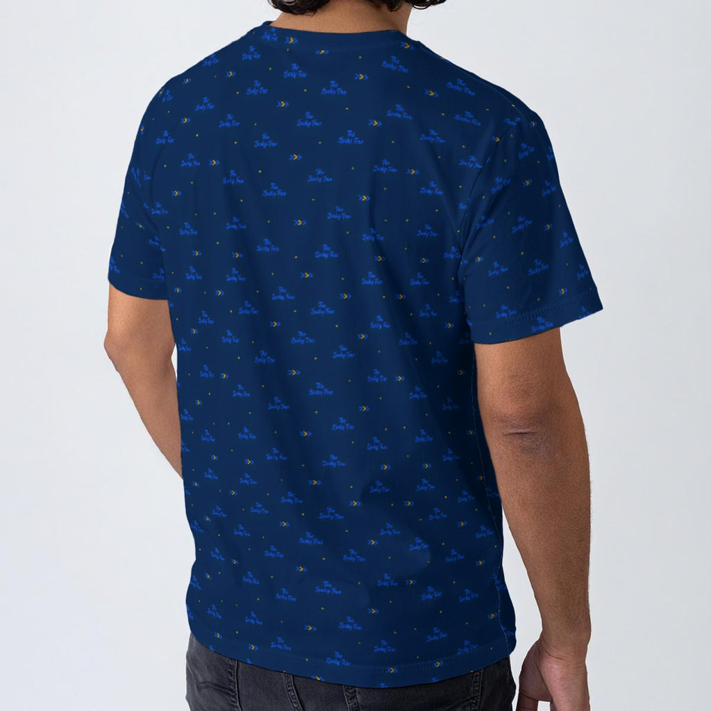 The Lucky Few Men's O-Neck T-Shirt Blue | 190GSM Cotton