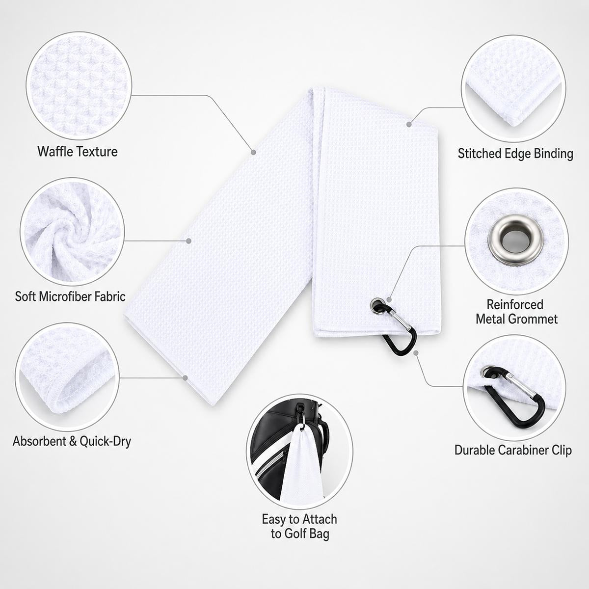 Bluffs & Bogeys Golf Towel