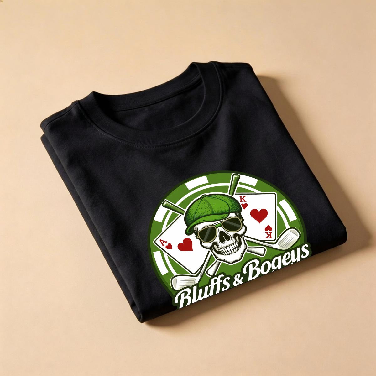 Bluffs & Bogeys Skull Tee I  Front
