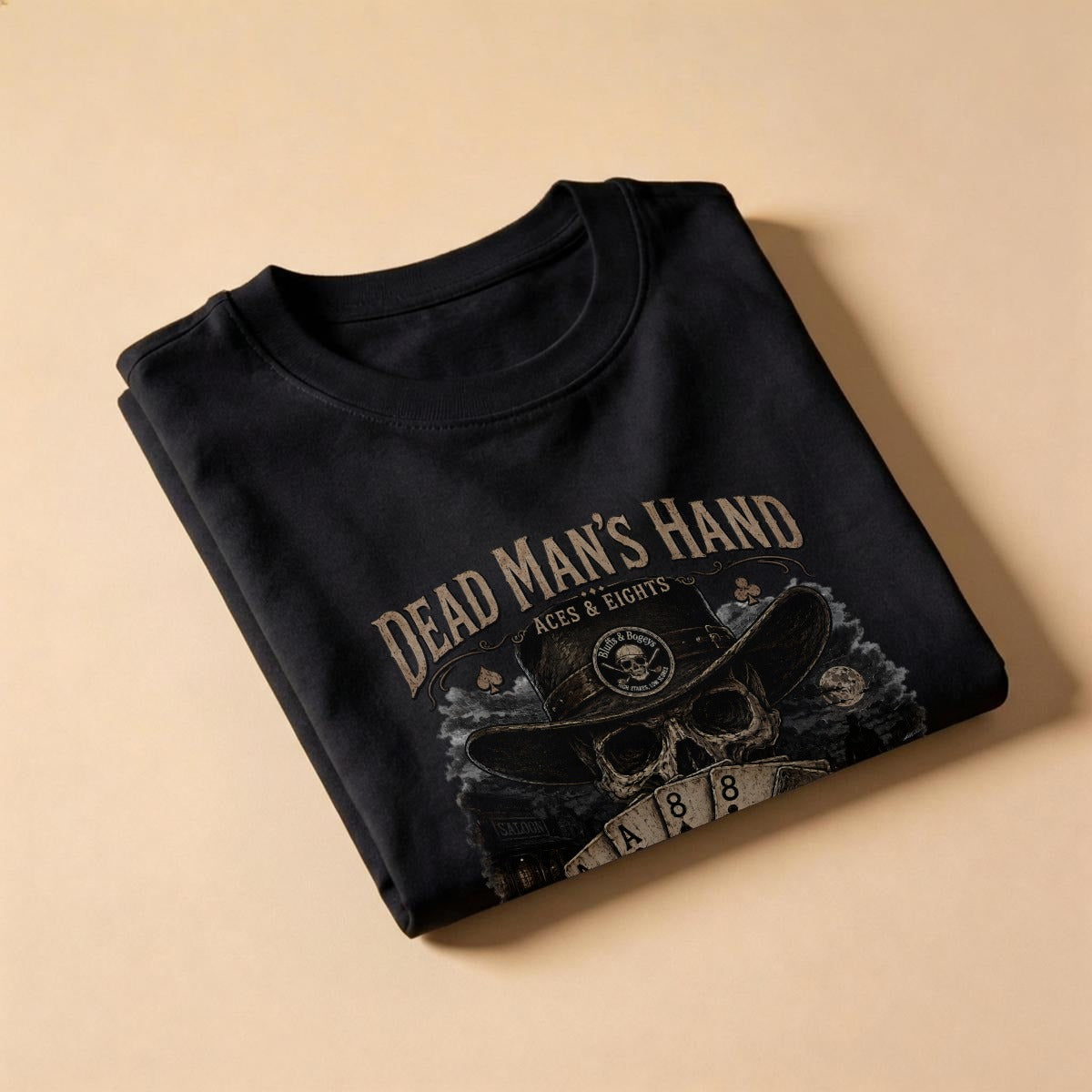 Dead Man's Hand Tee - Front Design
