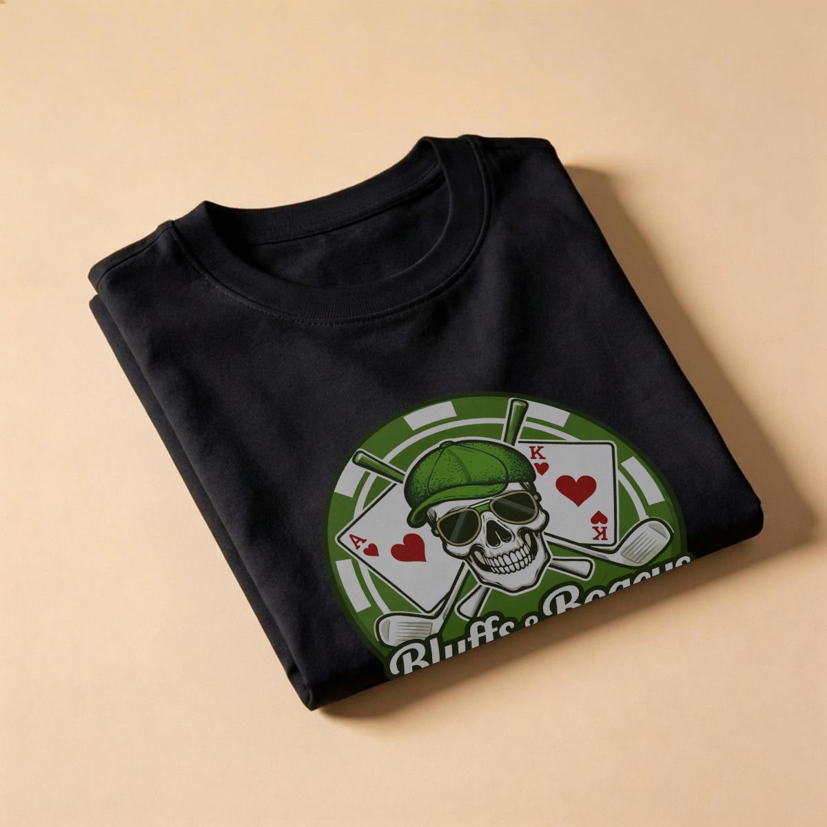 Bluffs & Bogeys Skull Tee I  Front