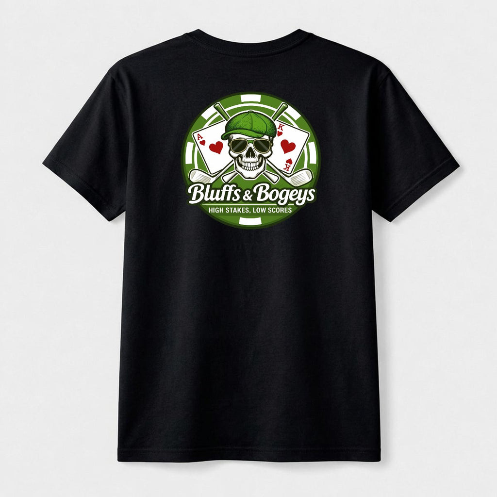 Bluffs & Bogeys Skull Tee I  Back