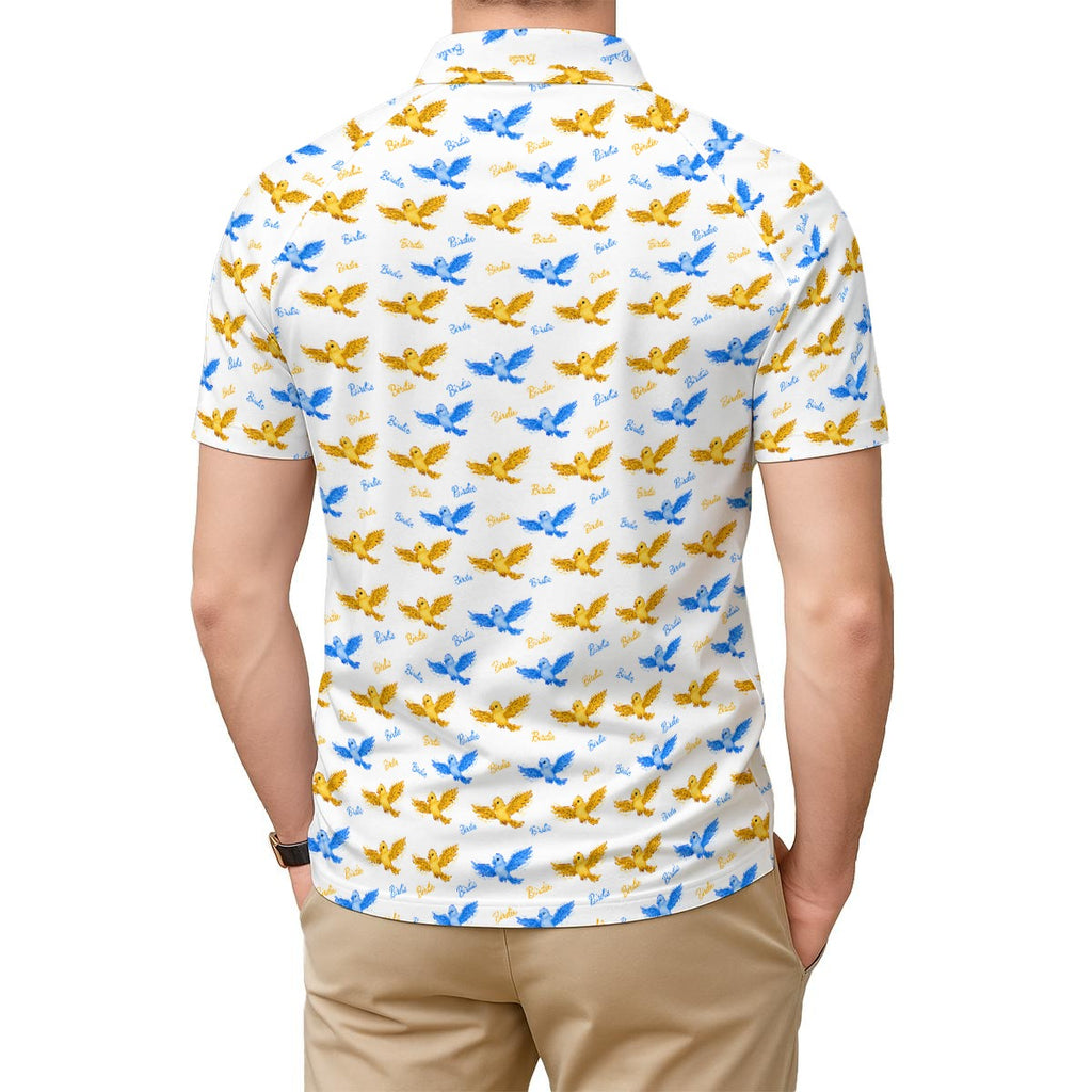 Bluffs & Bogeys ~ The "Birdie" ~ Men's Polo v3