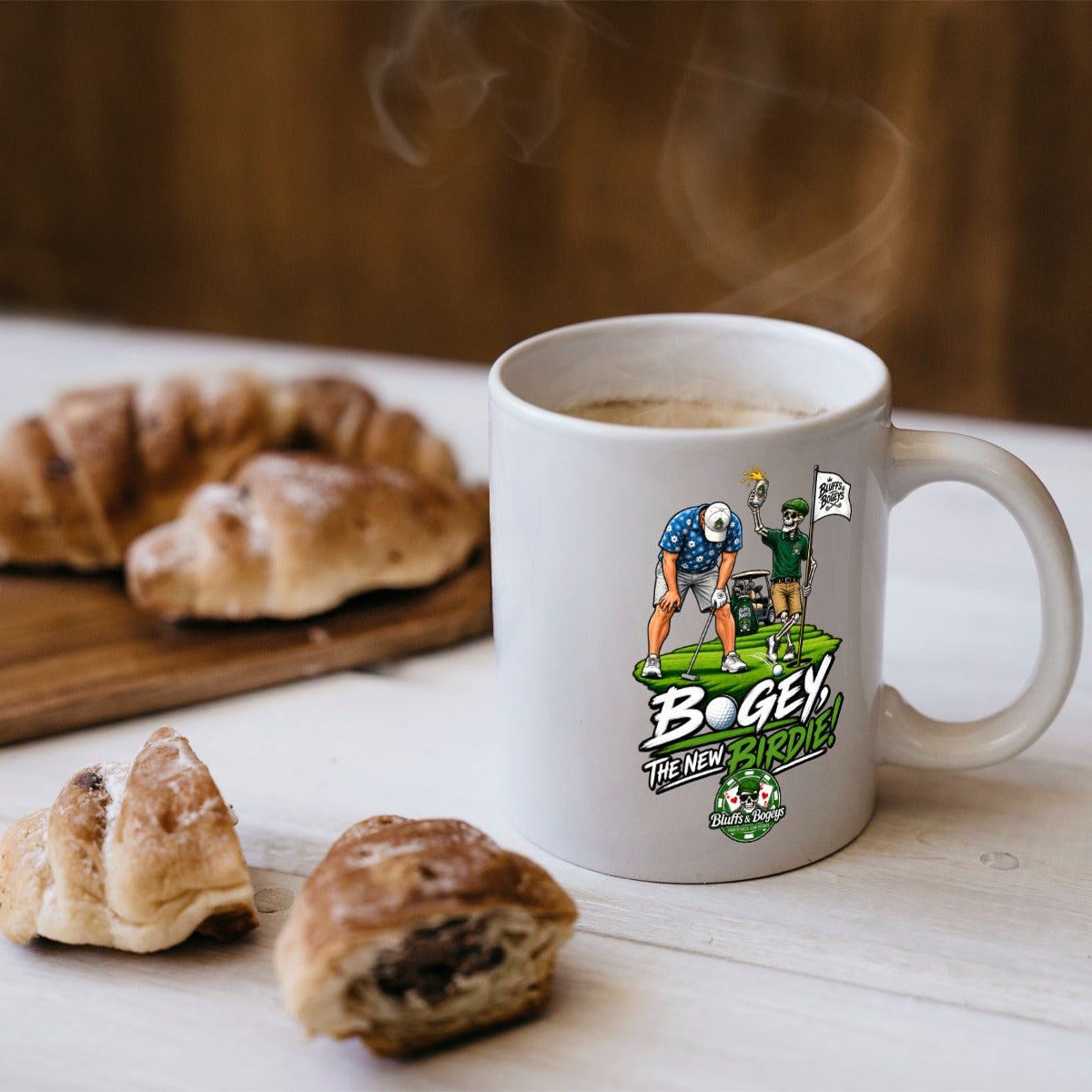 Bluffs & Bogeys “Bogey the New Birdie” Coffee Mug