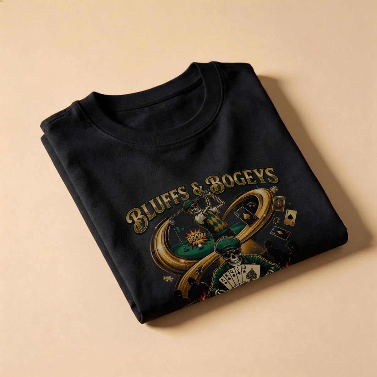 Bluffs & Bogeys “Landing Darts, Crushin Hearts” Front