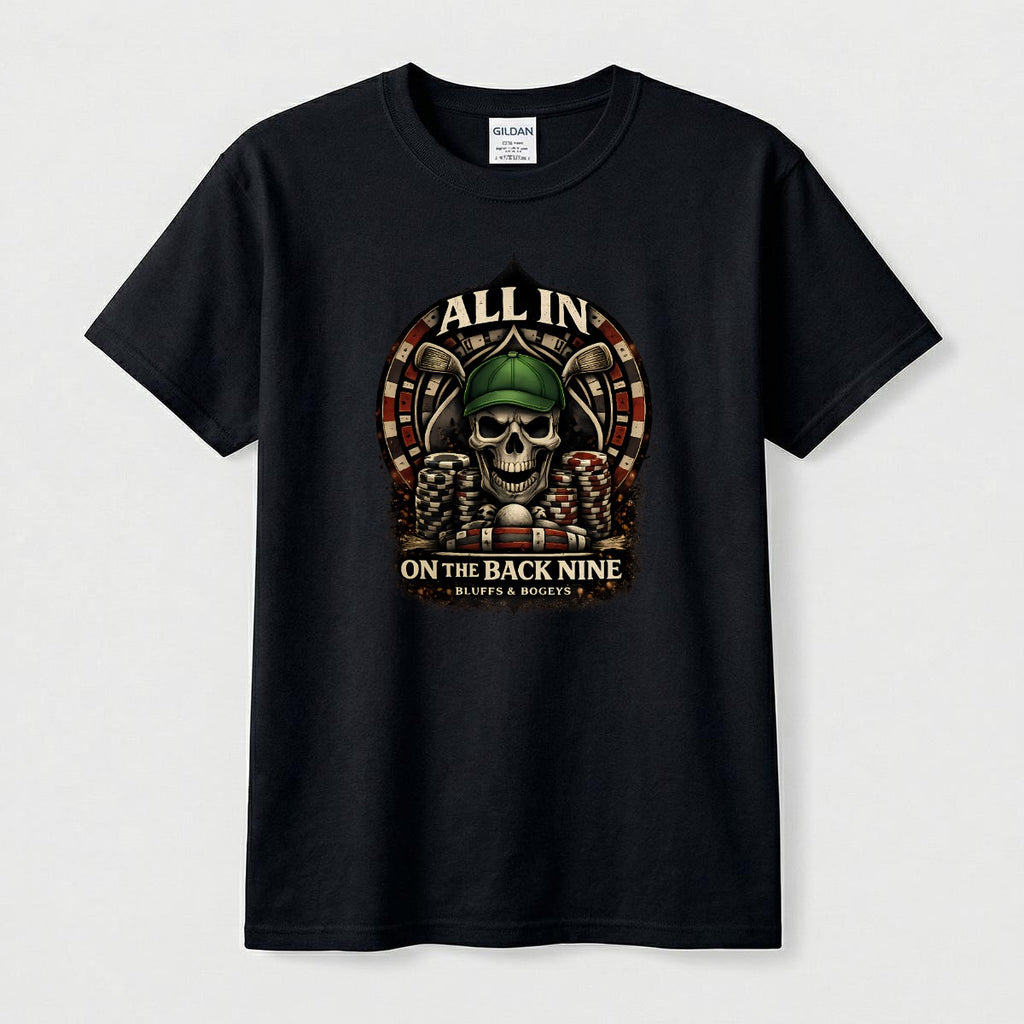 Bluffs & Bogeys “All In on the Back Nine” Front