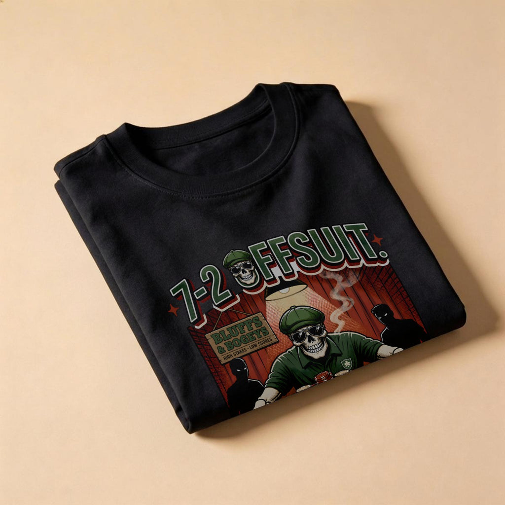 Bluffs & Bogeys "7-2 Offsuit" Tee - Front