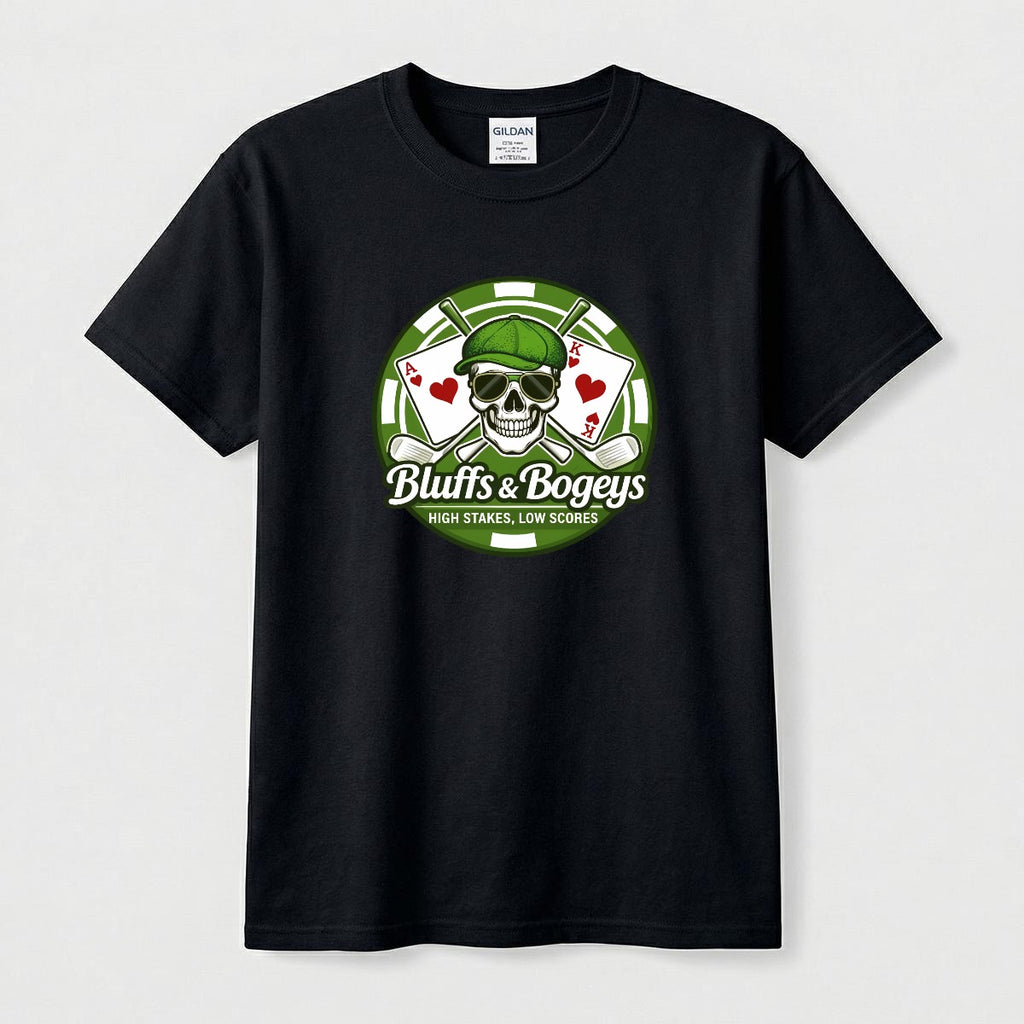Bluffs & Bogeys Skull Tee I  Front