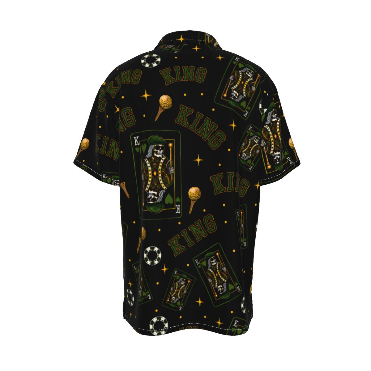 The King Button-Up Black/Green– Bluffs & Bogeys