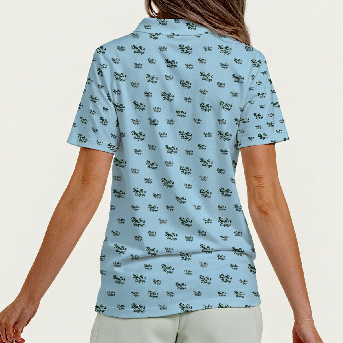 Bluffs & Bogeys Women's ~ Bluffs & Bogeys ~ Blue Women's Polo