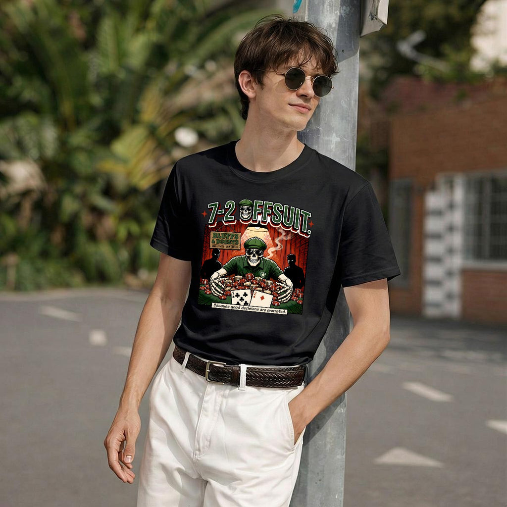 Bluffs & Bogeys "7-2 Offsuit" Tee - Front