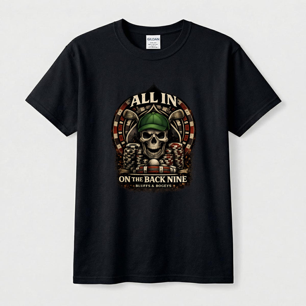 Bluffs & Bogeys “All In on the Back Nine” Front