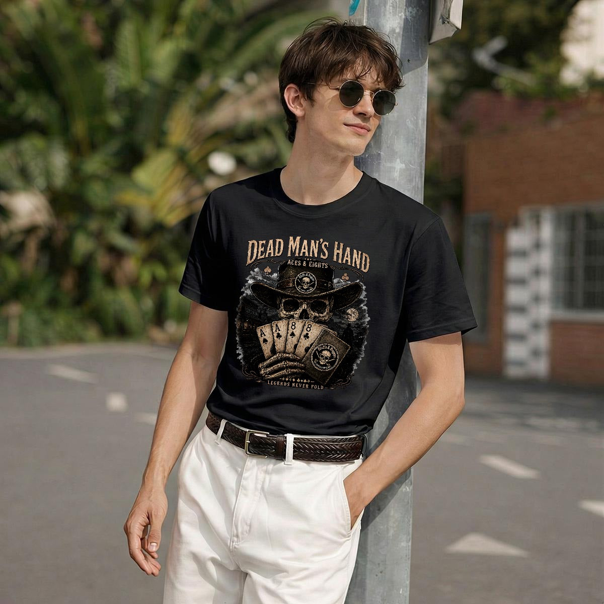 Dead Man's Hand Tee - Front Design
