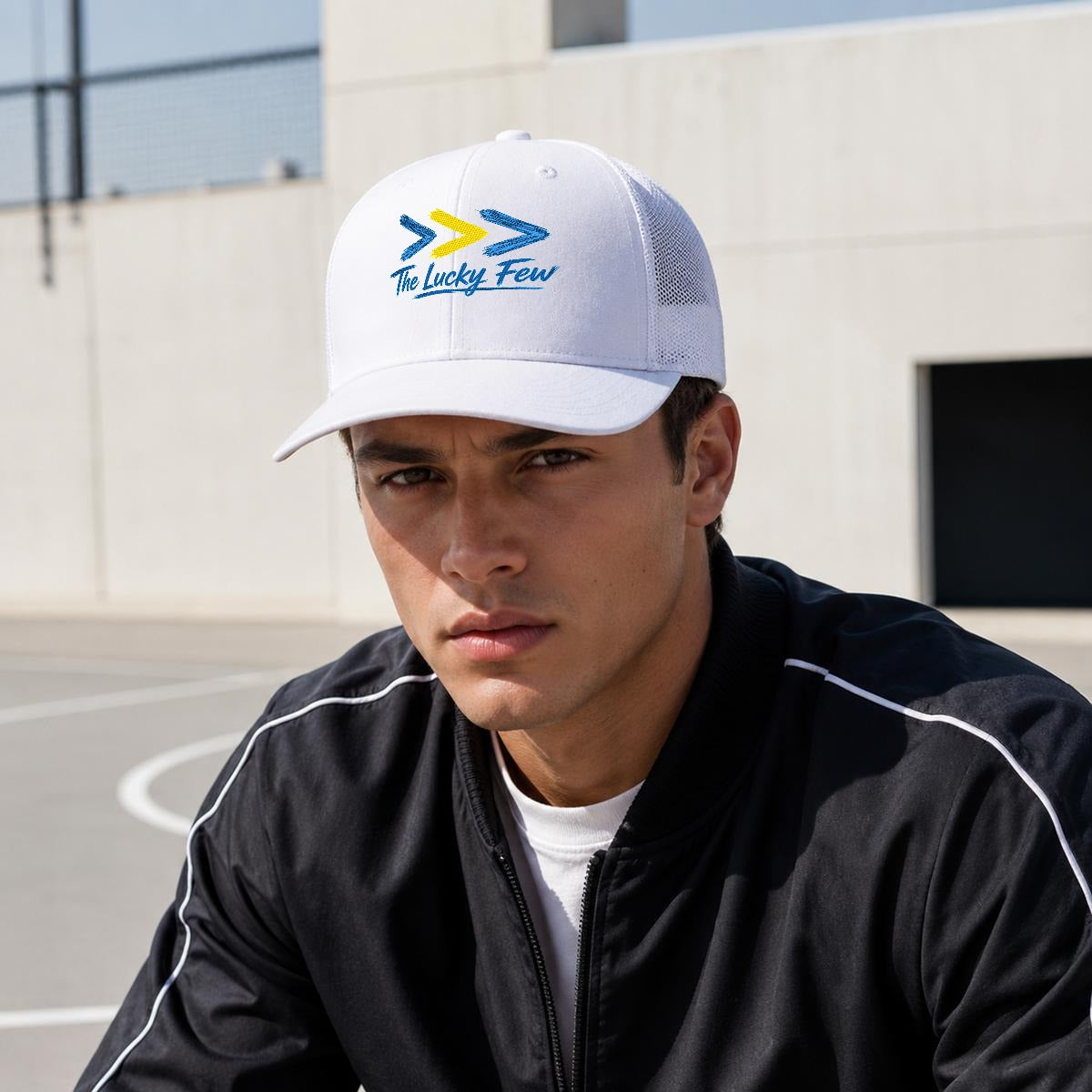 Embroidery Curved Mesh Cap For Golf