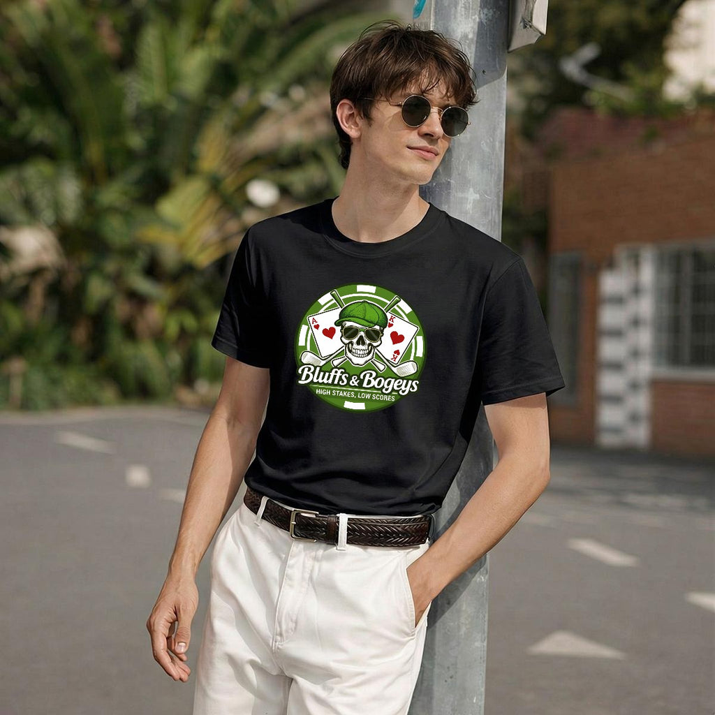 Bluffs & Bogeys Skull Tee I  Front