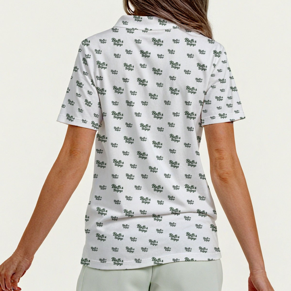Bluffs & Bogeys Women's ~ Bluffs & Bogeys ~ White Women's Polo