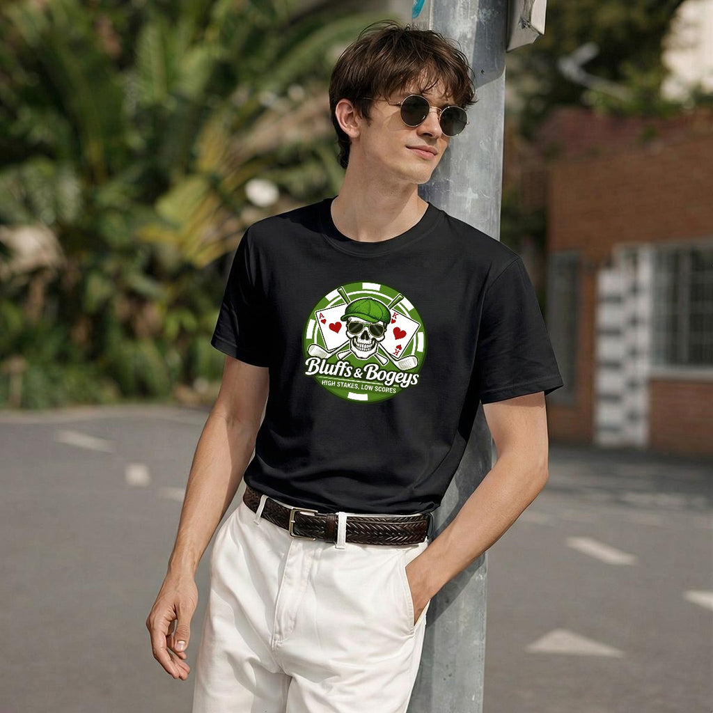 Bluffs & Bogeys Skull Tee I  Front
