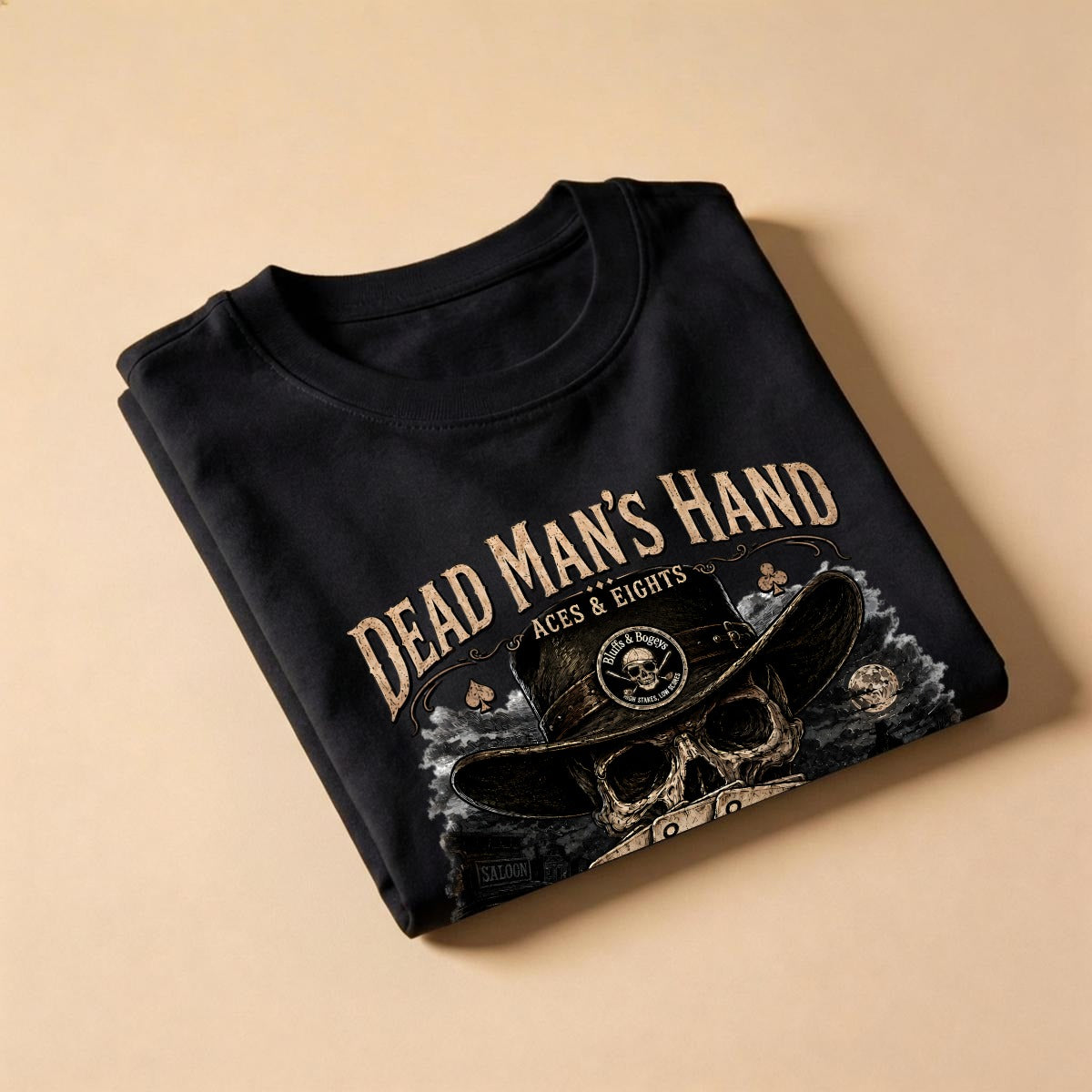 Dead Man's Hand Tee - Front Design