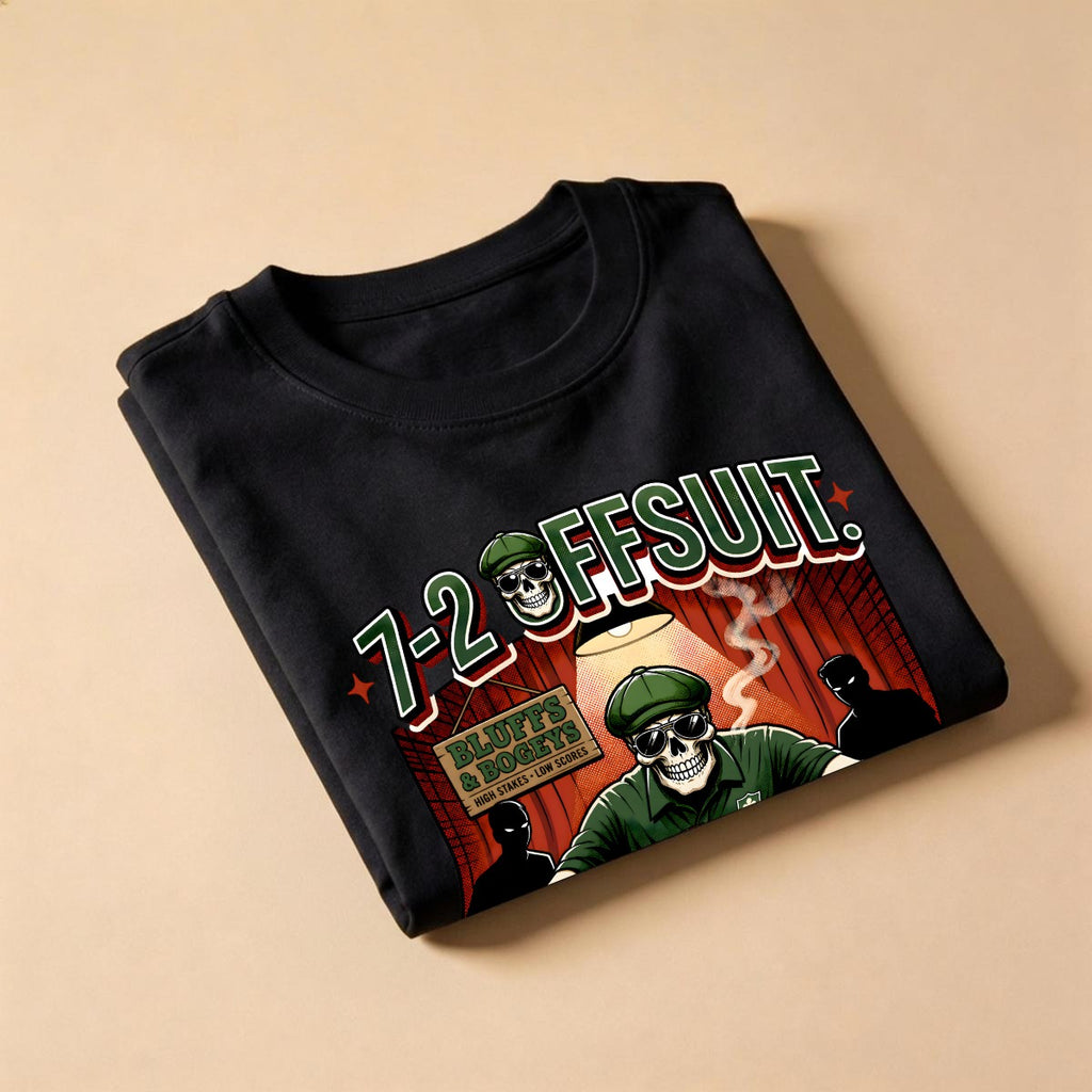 Bluffs & Bogeys "7-2 Offsuit" Tee - Front