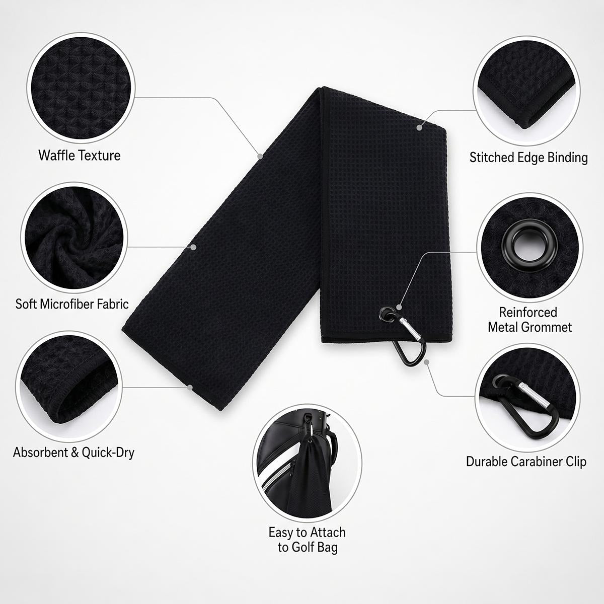 Bluffs & Bogeys Golf Towel