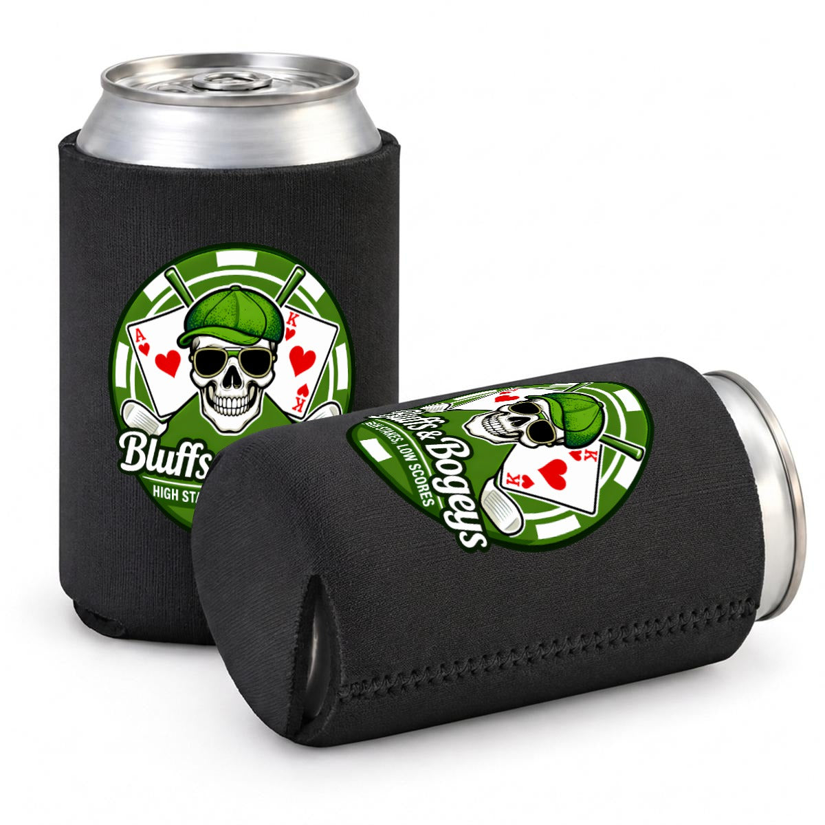 Bluffs & Bogeys 12oz Can Cooler