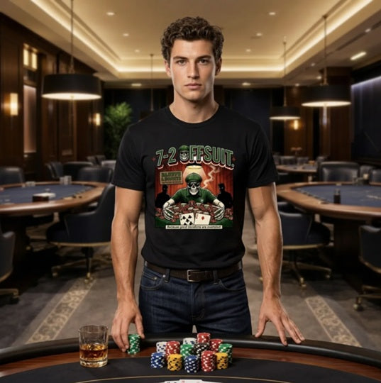 Bluffs & Bogeys "7-2 Offsuit" Tee - Front