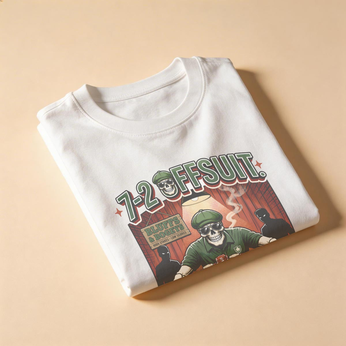 Bluffs & Bogeys "7-2 Offsuit" Tee - Front