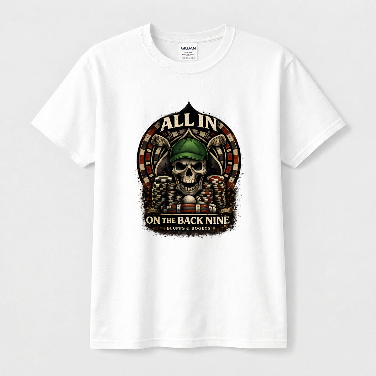 Bluffs & Bogeys “All In on the Back Nine” Front