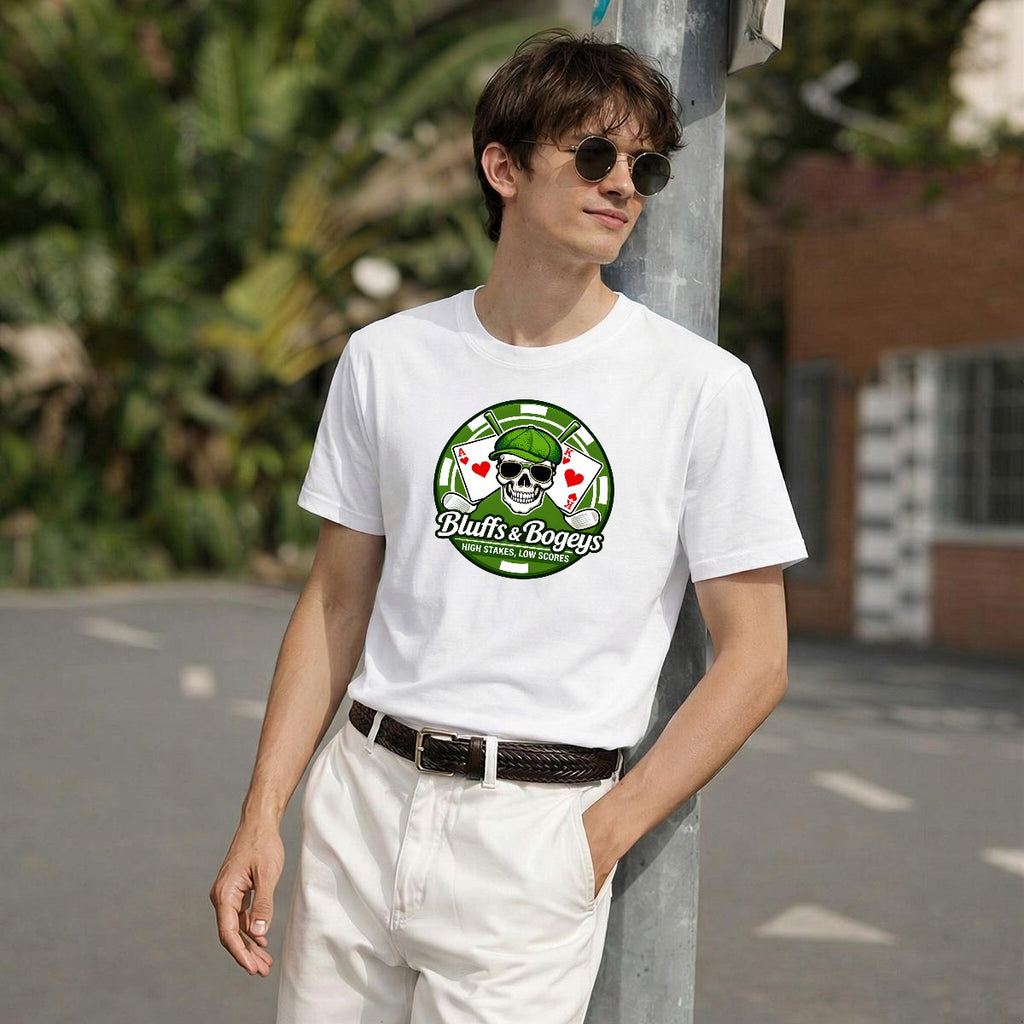 Bluffs & Bogeys Skull Tee I  Front