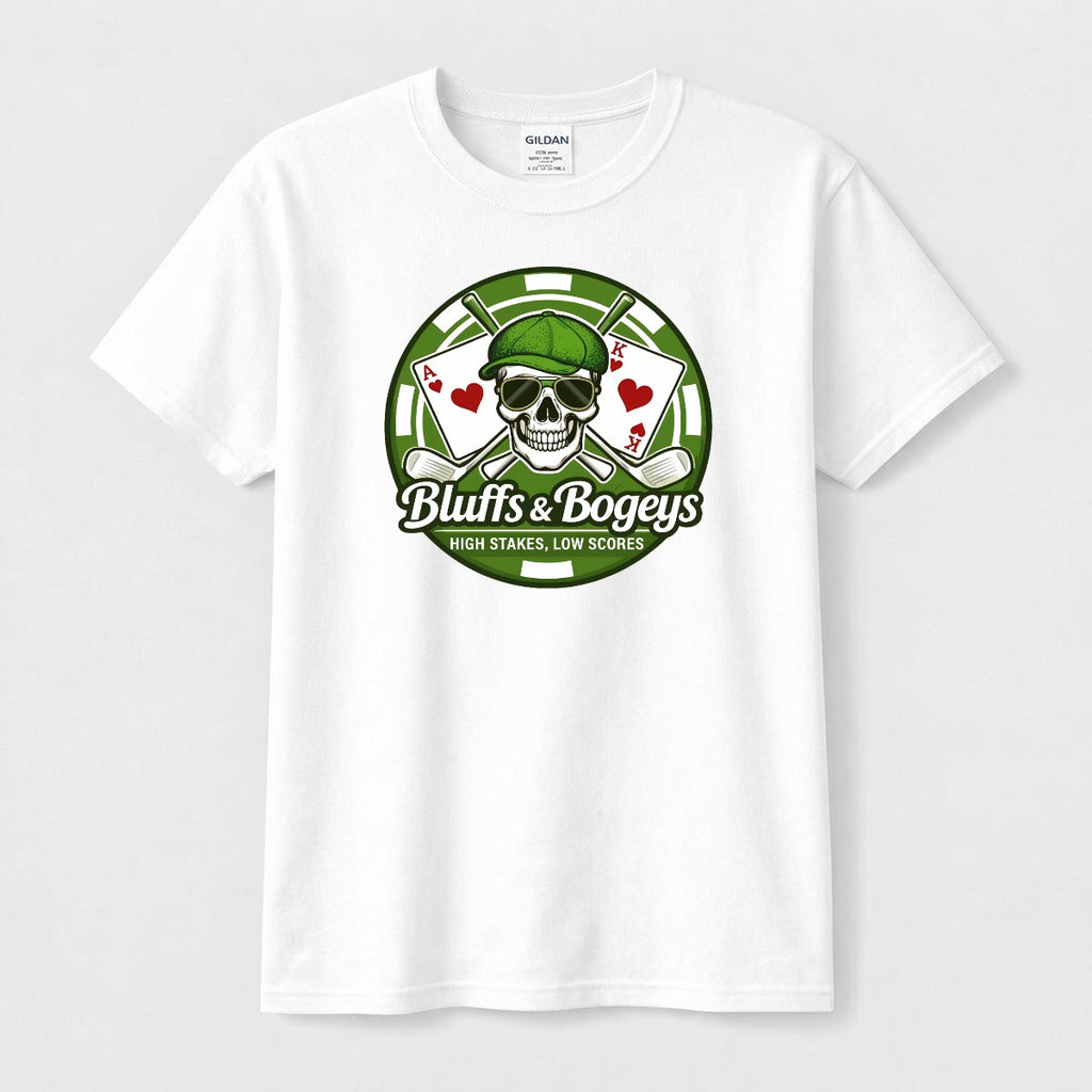 Bluffs & Bogeys Skull Tee I  Front
