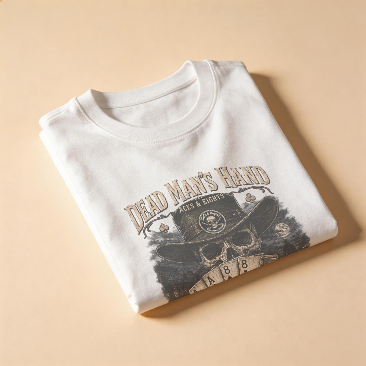 Dead Man's Hand Tee - Front Design