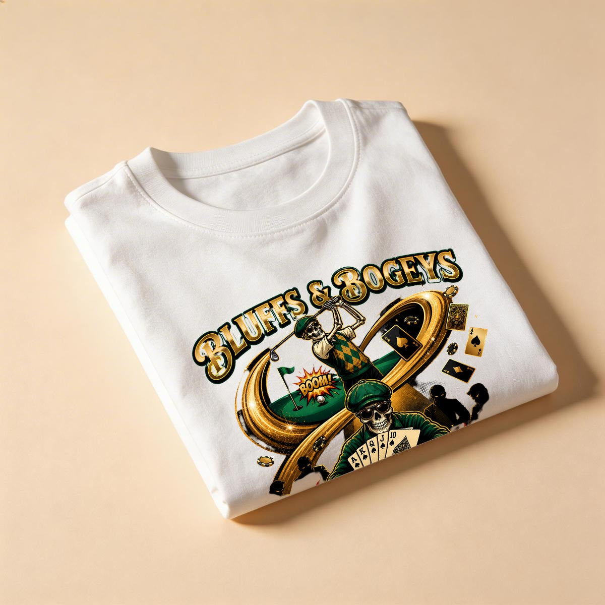 Bluffs & Bogeys “Landing Darts, Crushin Hearts” Front