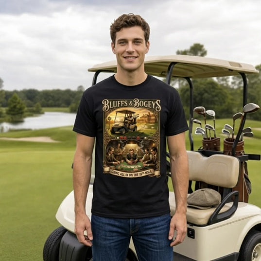 Bluffs & Bogeys “All In on the 19th Hole” Vintage - Front