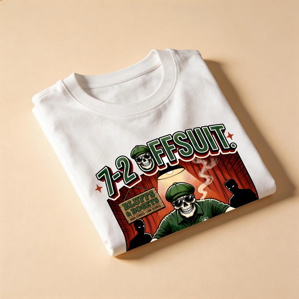 Bluffs & Bogeys "7-2 Offsuit" Tee - Front