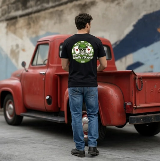Bluffs & Bogeys Skull Tee I  Back