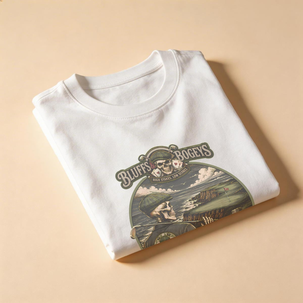 Don't Worry, I Play Suck Fast Golf™ Tee - Front