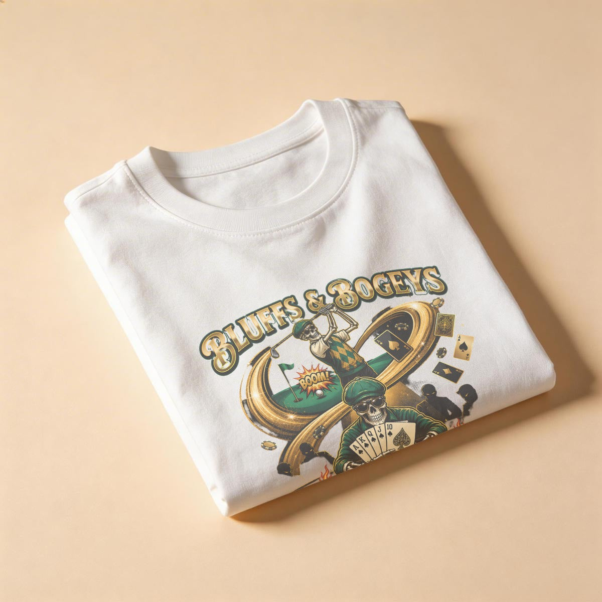 Bluffs & Bogeys “Landing Darts, Crushin Hearts” Front