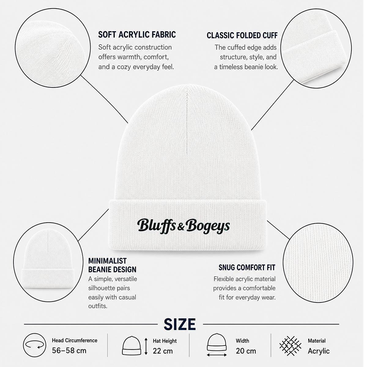 Bluffs & Bogeys Winter Beanie